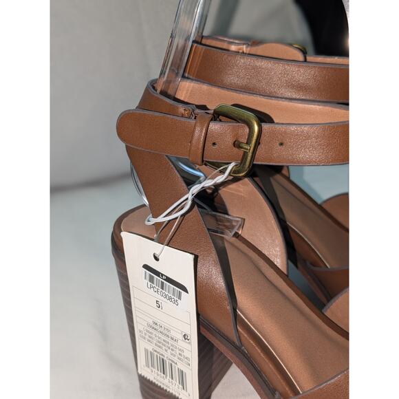 NWT Sz 5.5 Universal Thread Strappy Block Heel Sandals - Picture 4 of 6